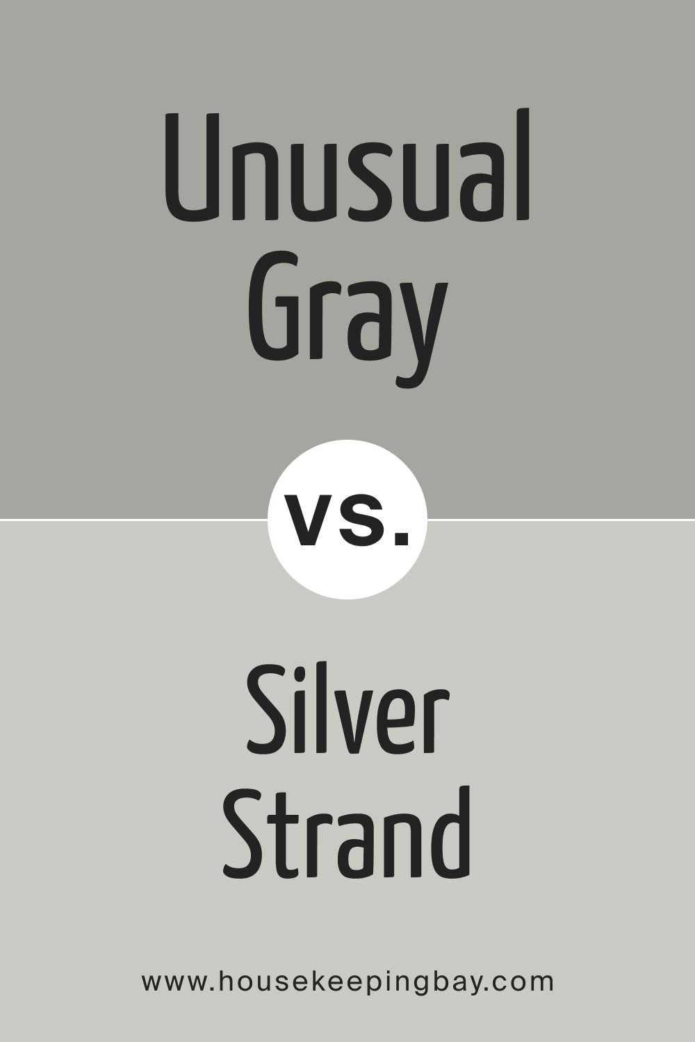 SW 7059 Unusual Gray vs. SW 7057 Silver Strand