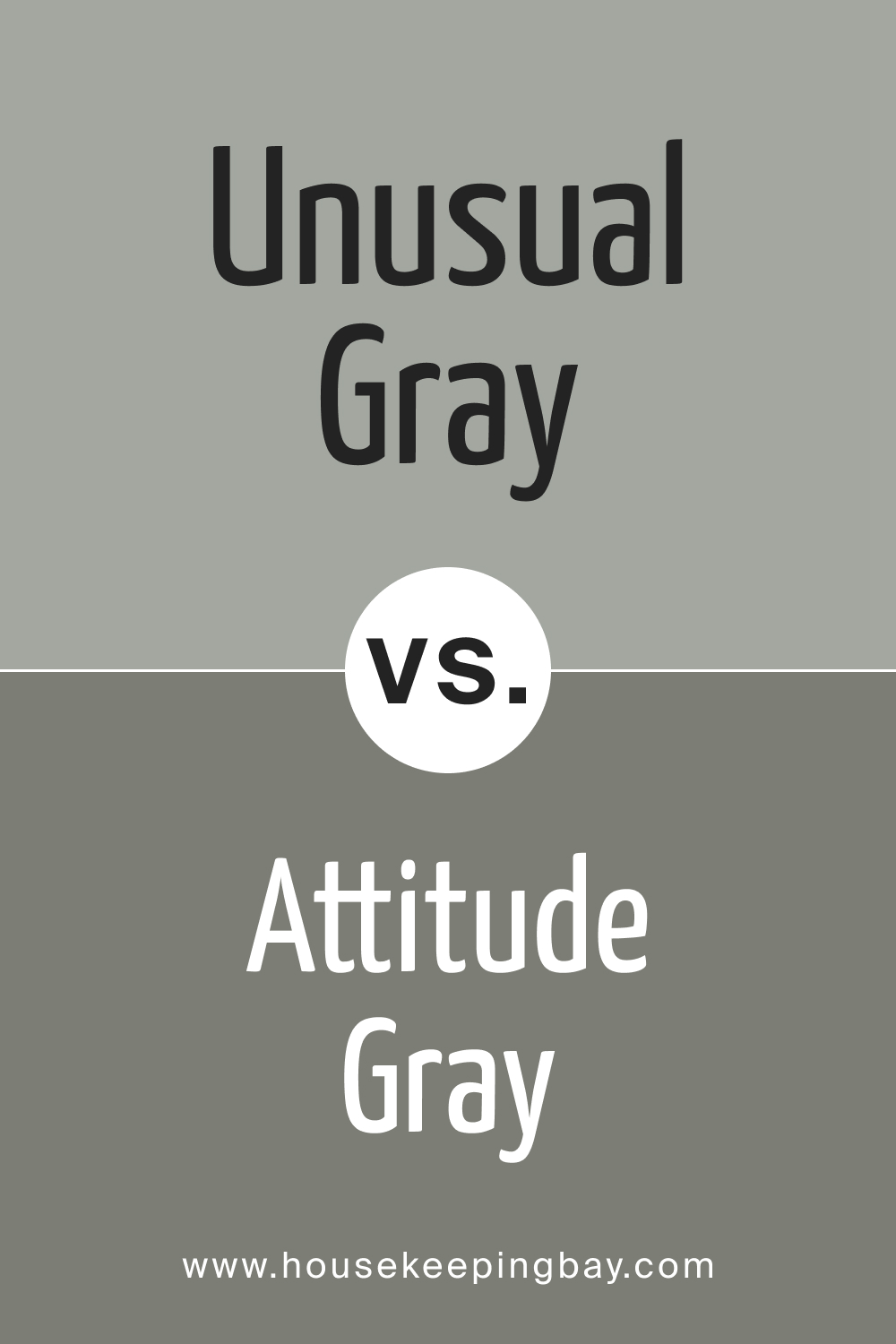 SW 7059 Unusual Gray vs. SW 7060 Attitude Gray