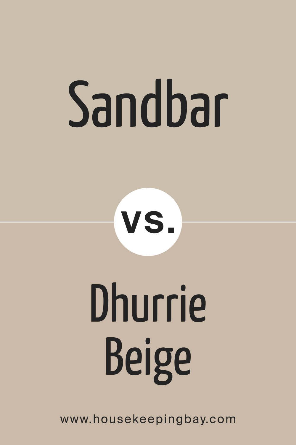 SW 7547 Sandbar vs. SW 7524 Dhurrie Beige