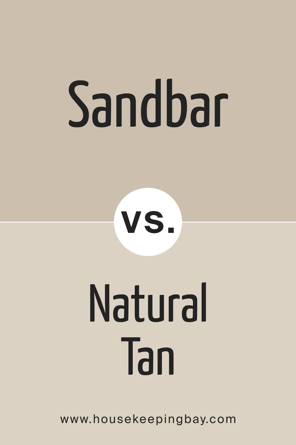 SW 7547 Sandbar vs. SW 7567 Natural Tan