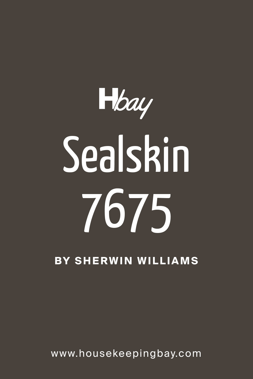 SW 7675 Sealskin Paint Color by Sherwin Williams