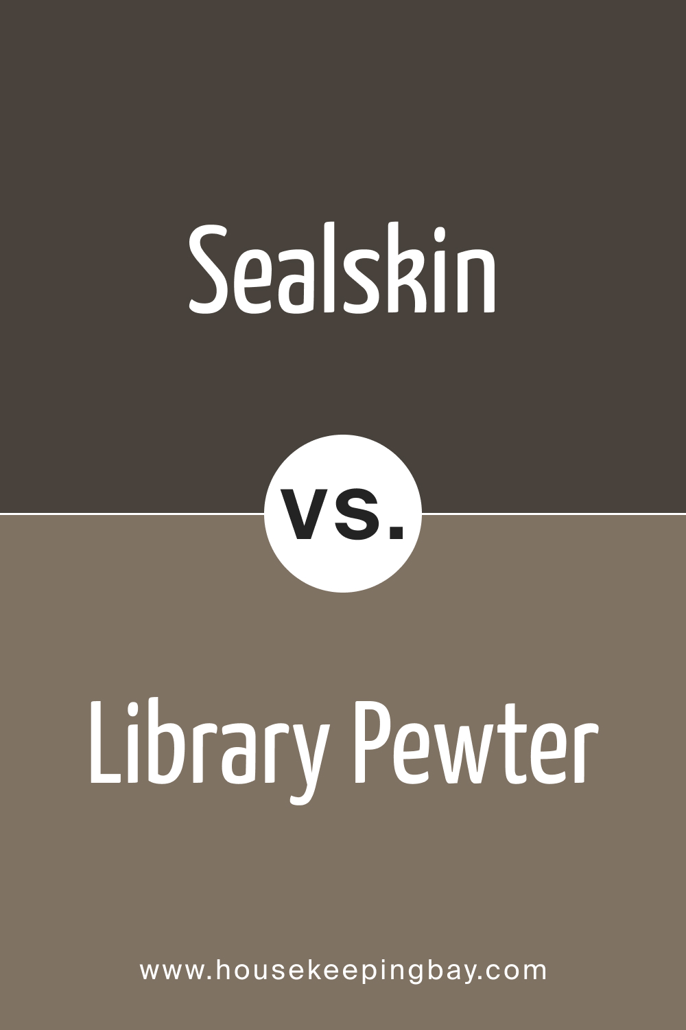 SW 7675 Sealskin vs. SW 0038 Library Pewter