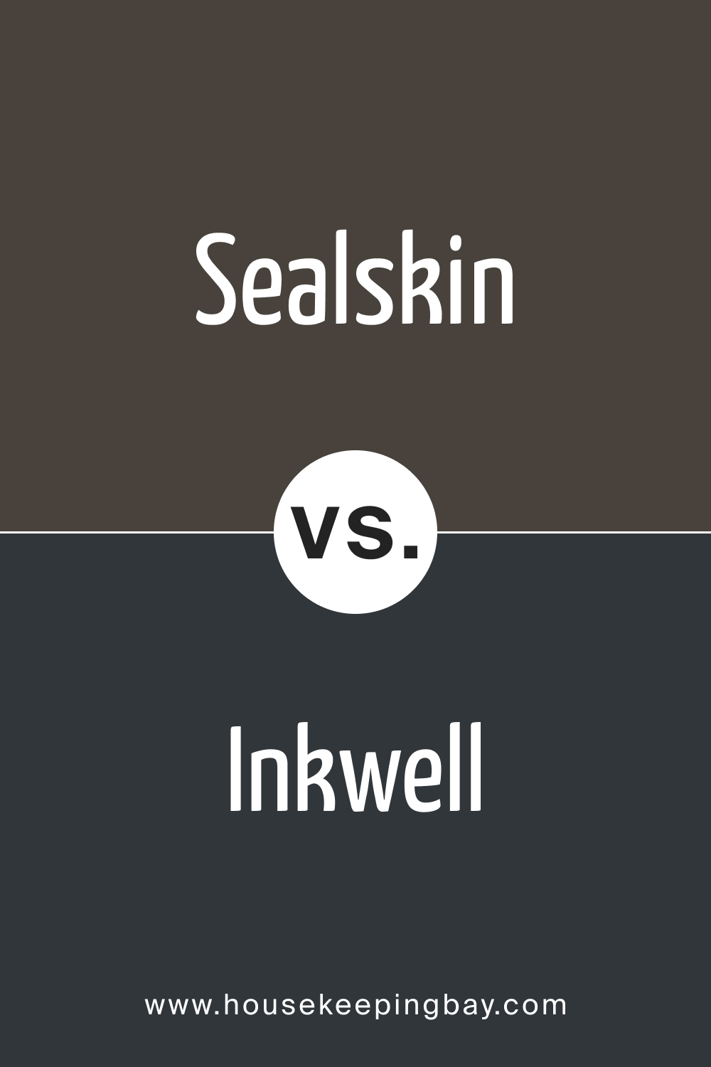 SW 7675 Sealskin vs. SW 6992 Inkwell