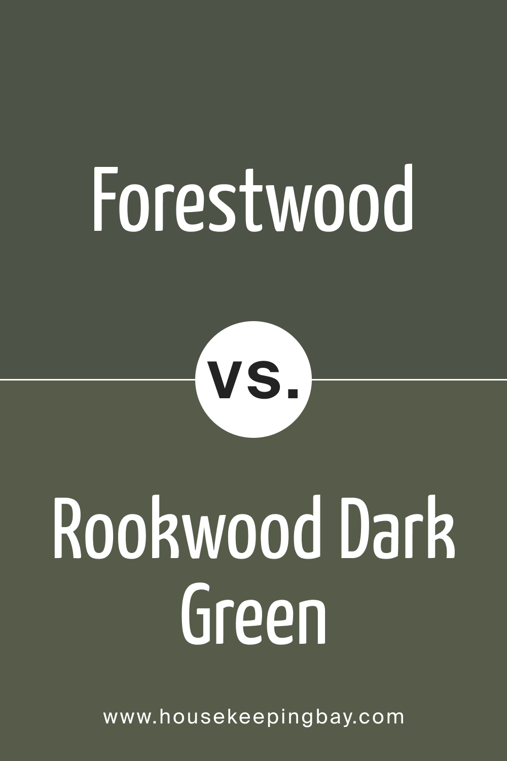 SW 7730 Forestwood vs. SW 2816 Rookwood Dark Green