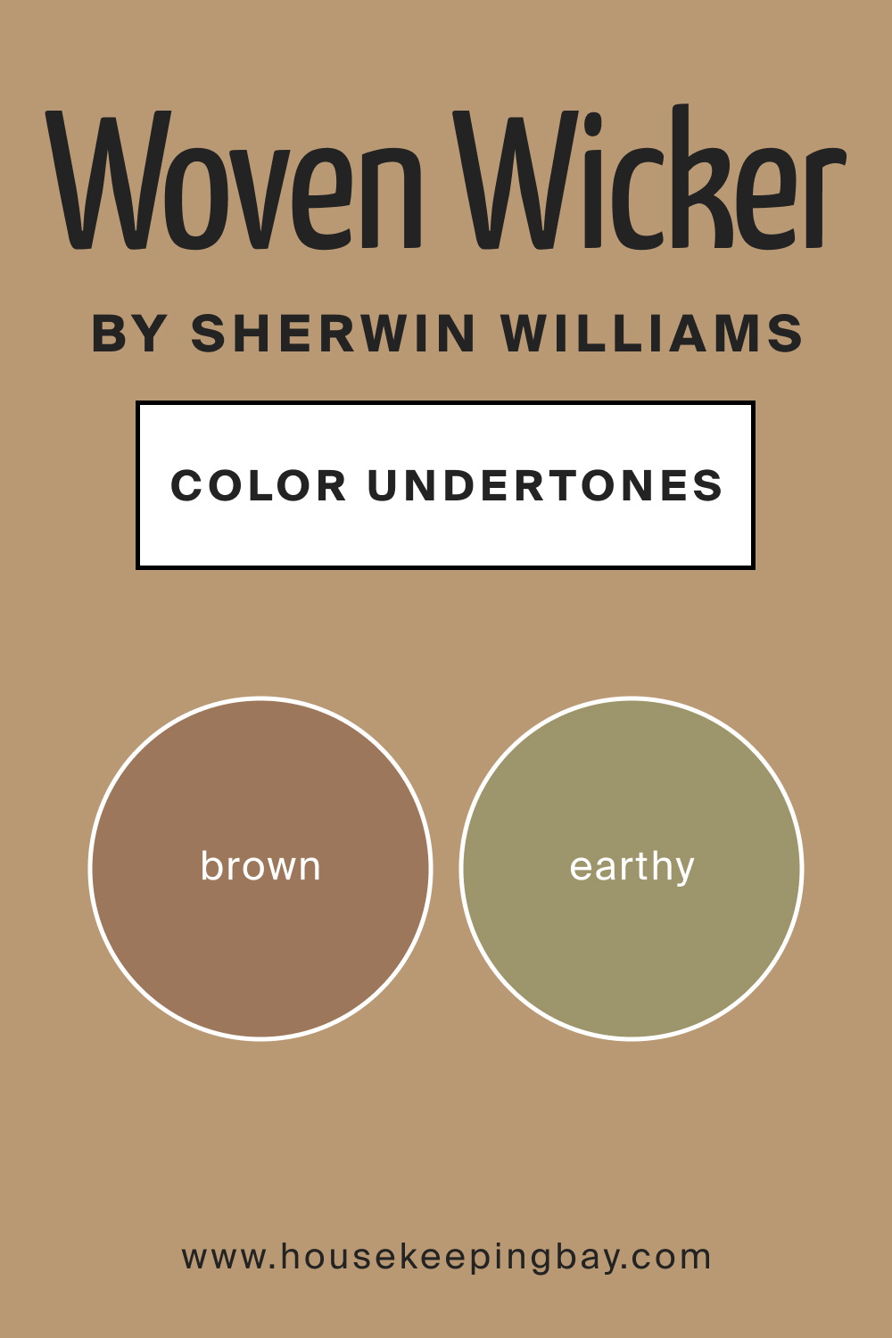 SW 9104 Woven Wicker by Sherwin Williams Color Undertone