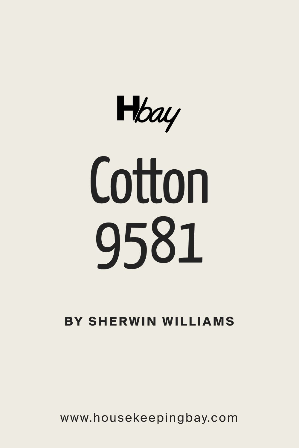 SW 9581 Cotton Paint Color by Sherwin Williams