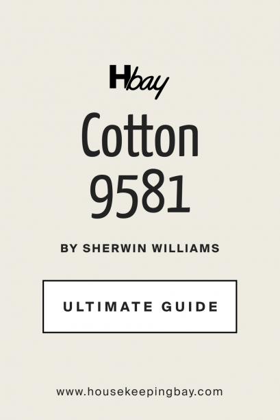 Cotton SW 9581 Paint Color by Sherwin-Williams