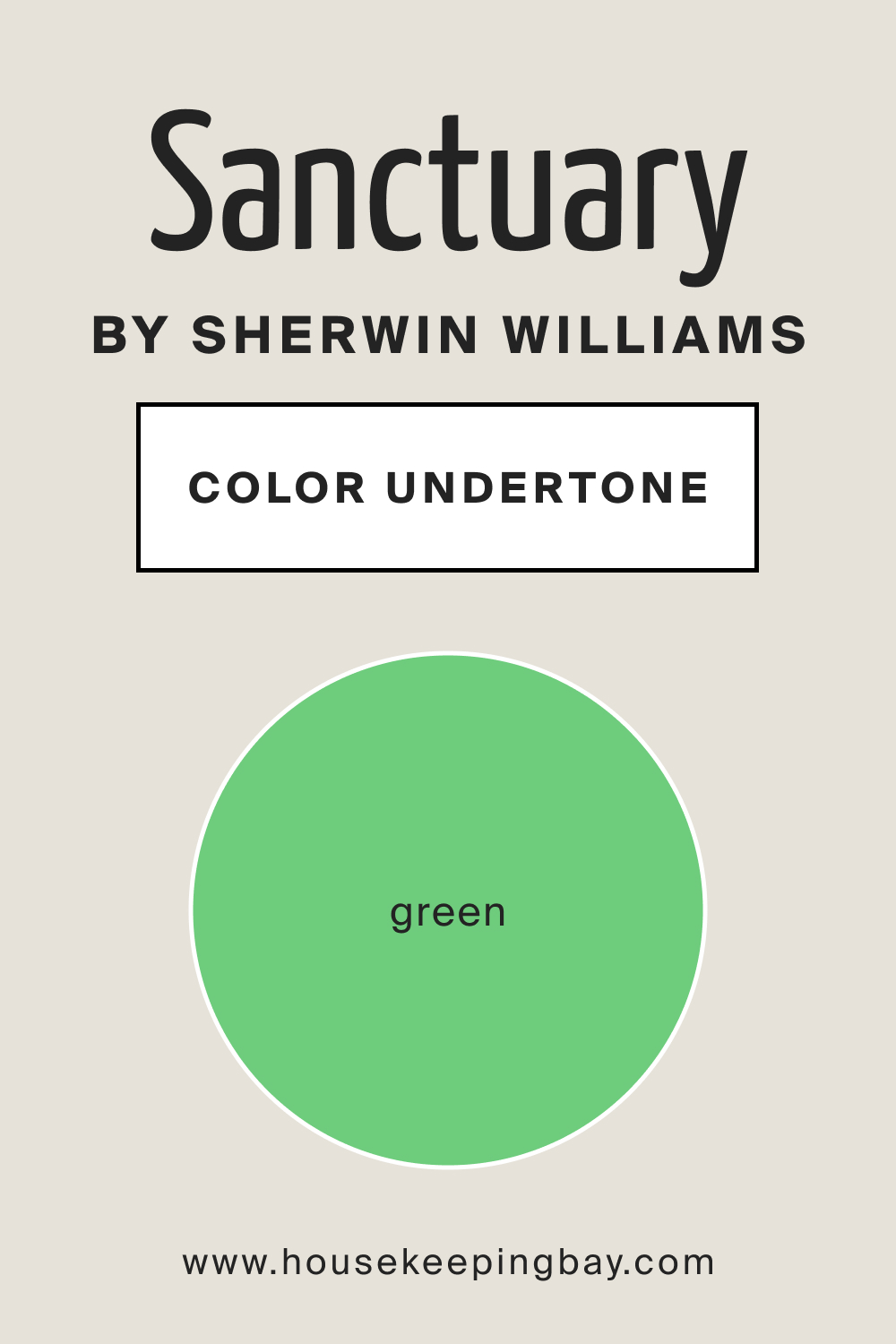 SW 9583 Sanctuary by Sherwin Williams Color Undertone