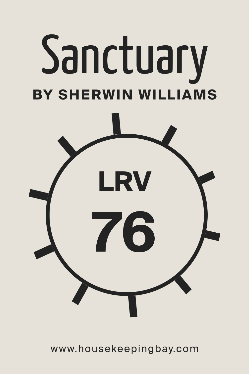 SW 9583 Sanctuary by Sherwin Williams. LRV 76