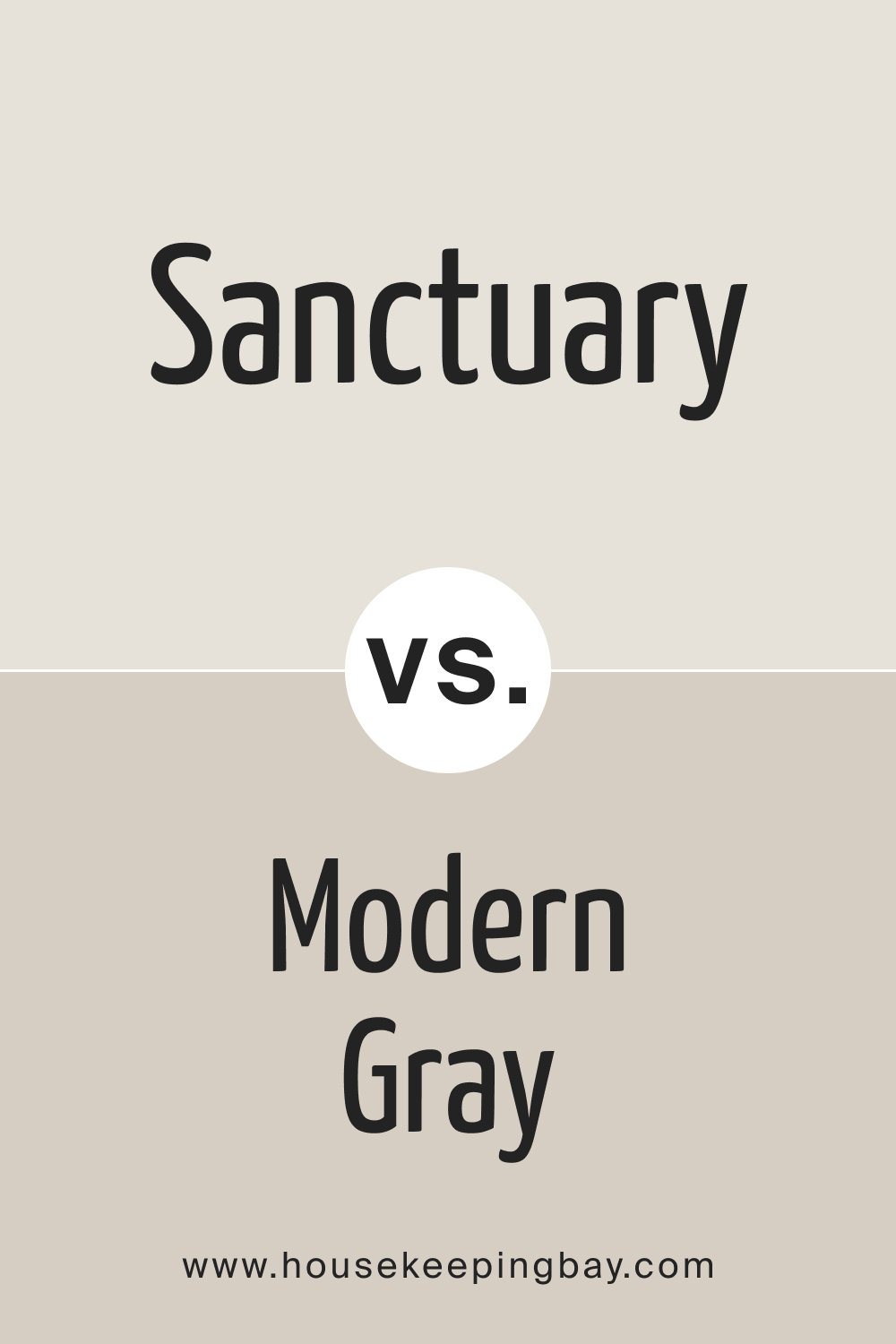SW 9583 Sanctuary vs. SW 7632 Modern Gray