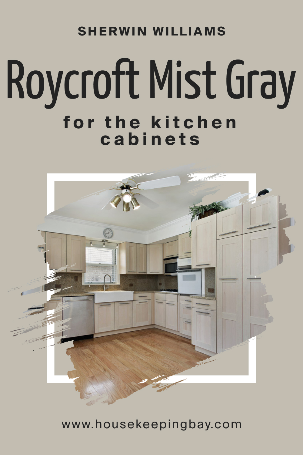 Sherwin Williams. SW 2844 Roycroft Mist Gray For the Kitchens Cabinets