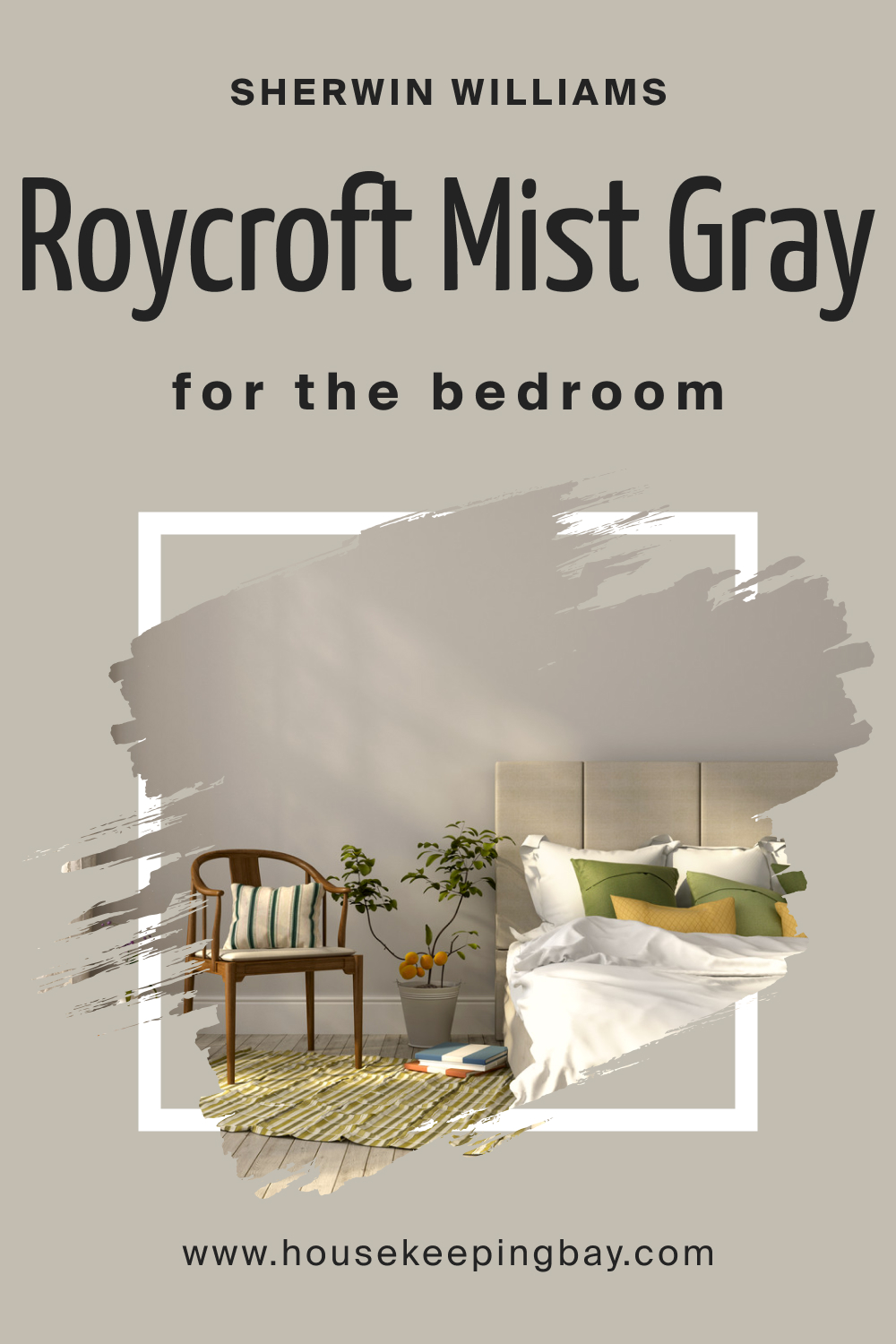 Sherwin Williams. SW 2844 Roycroft Mist Gray For the bedroom