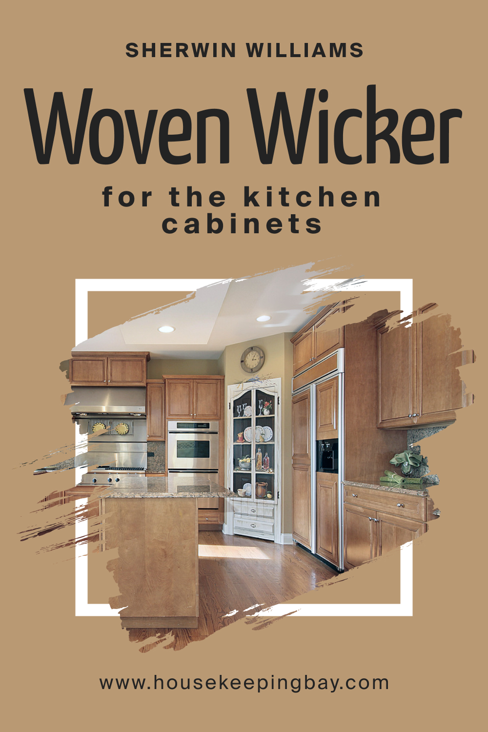 Sherwin Williams. SW 9104 Woven Wicker For the Kitchen Cabinets