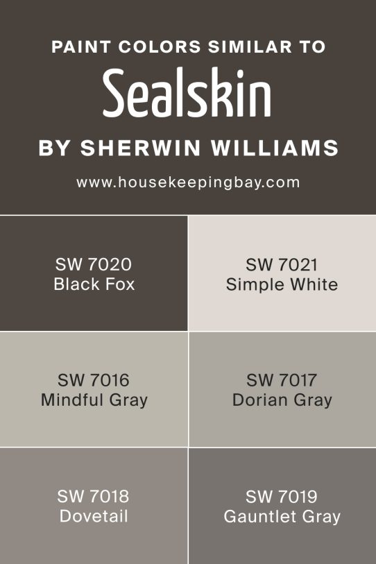 Sealskin SW 7675 Paint Color by Sherwin-Williams