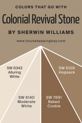 Colors That Goes With SW 2827 Colonial Revival Stone By Sherwin Williams 284x426 