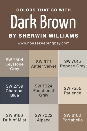 Dark Brown SW 7520 Paint Color by Sherwin-Williams