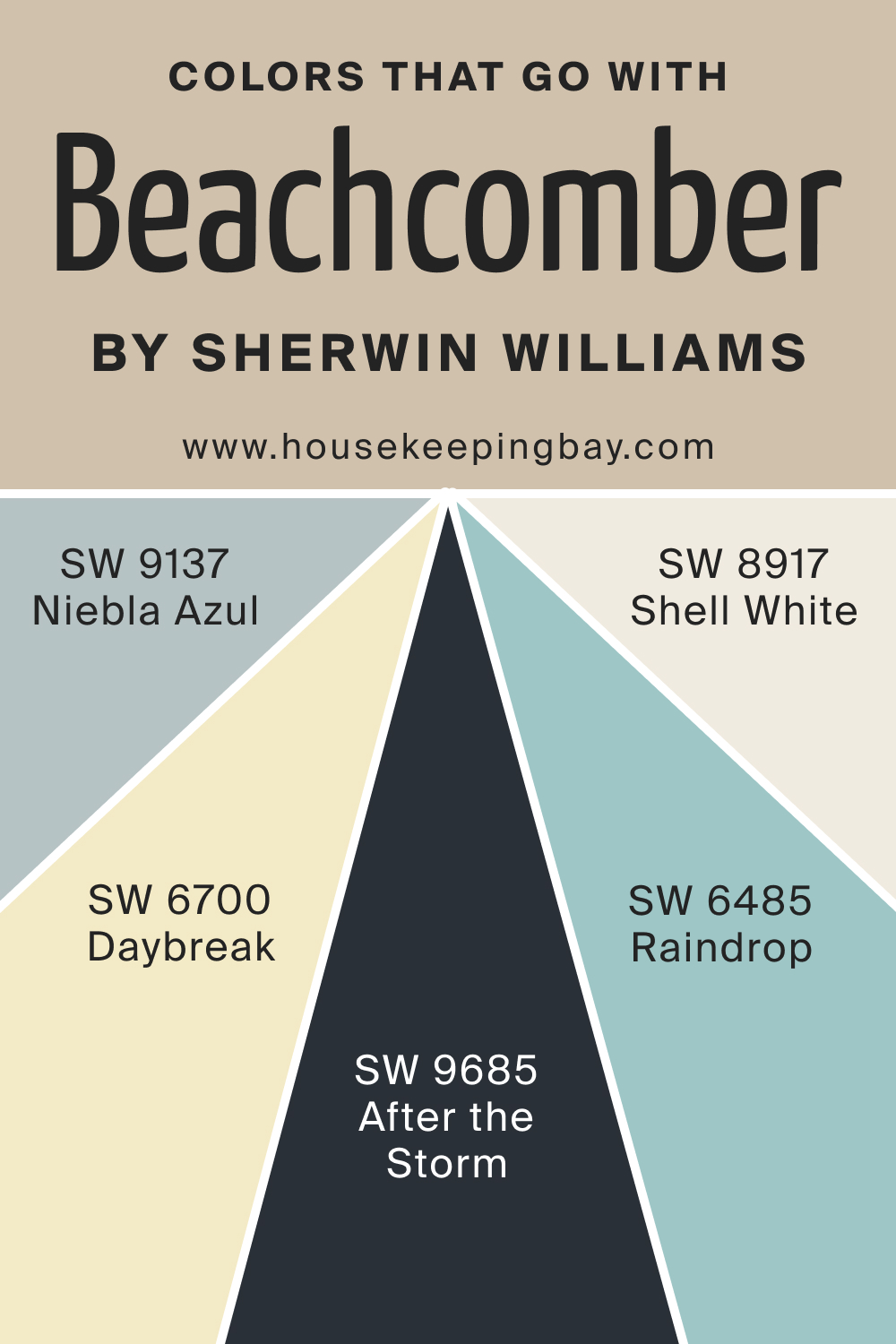 Colors that goes with SW 9617 Beachcomber by Sherwin Williams