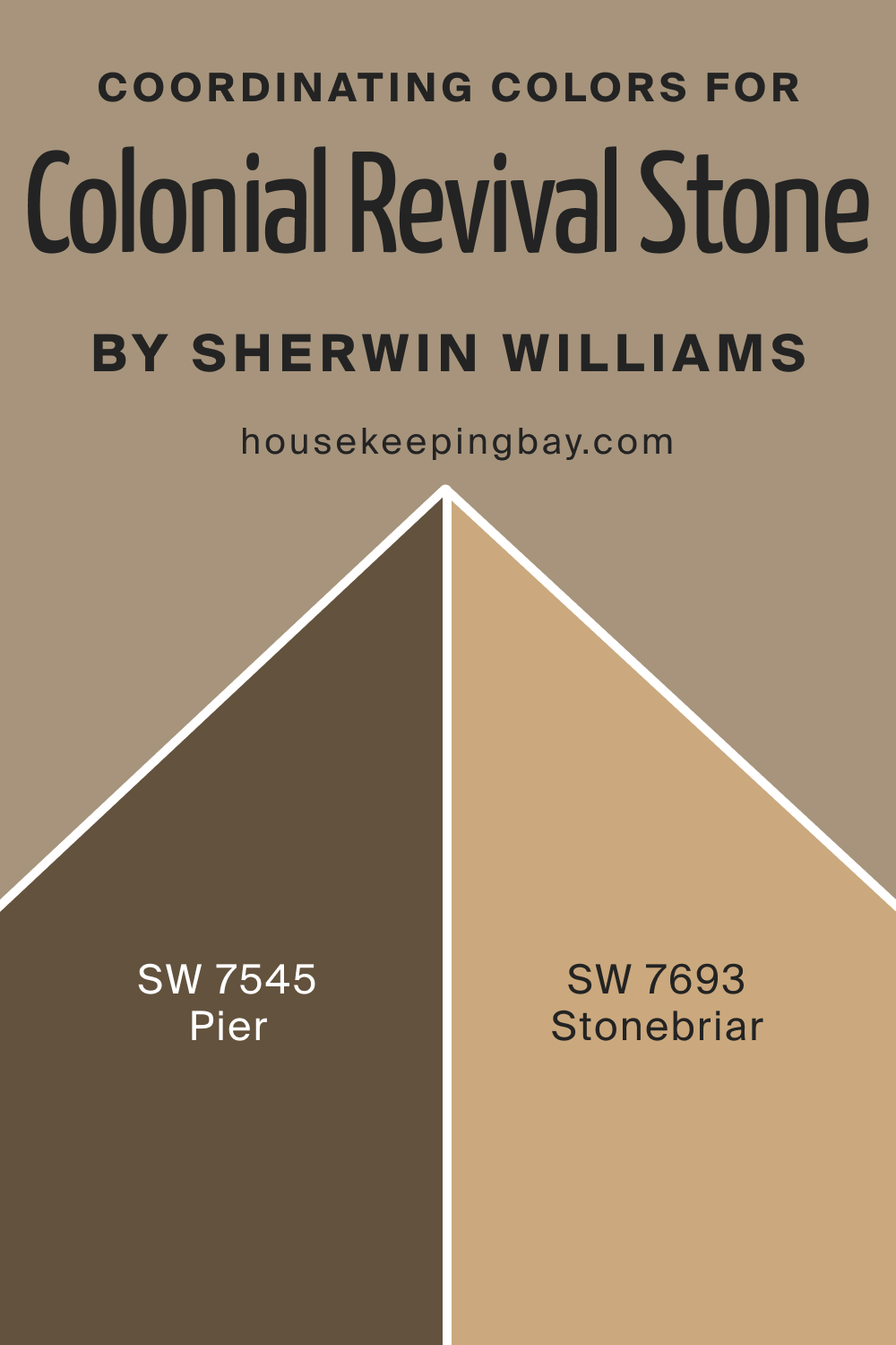 Coordinating Colors for SW 2827 Colonial Revival Stone by Sherwin Williams