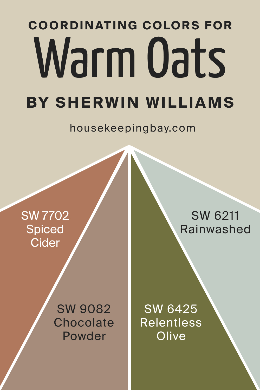 Coordinating Colors for SW 9511 Warm Oats by Sherwin Williams