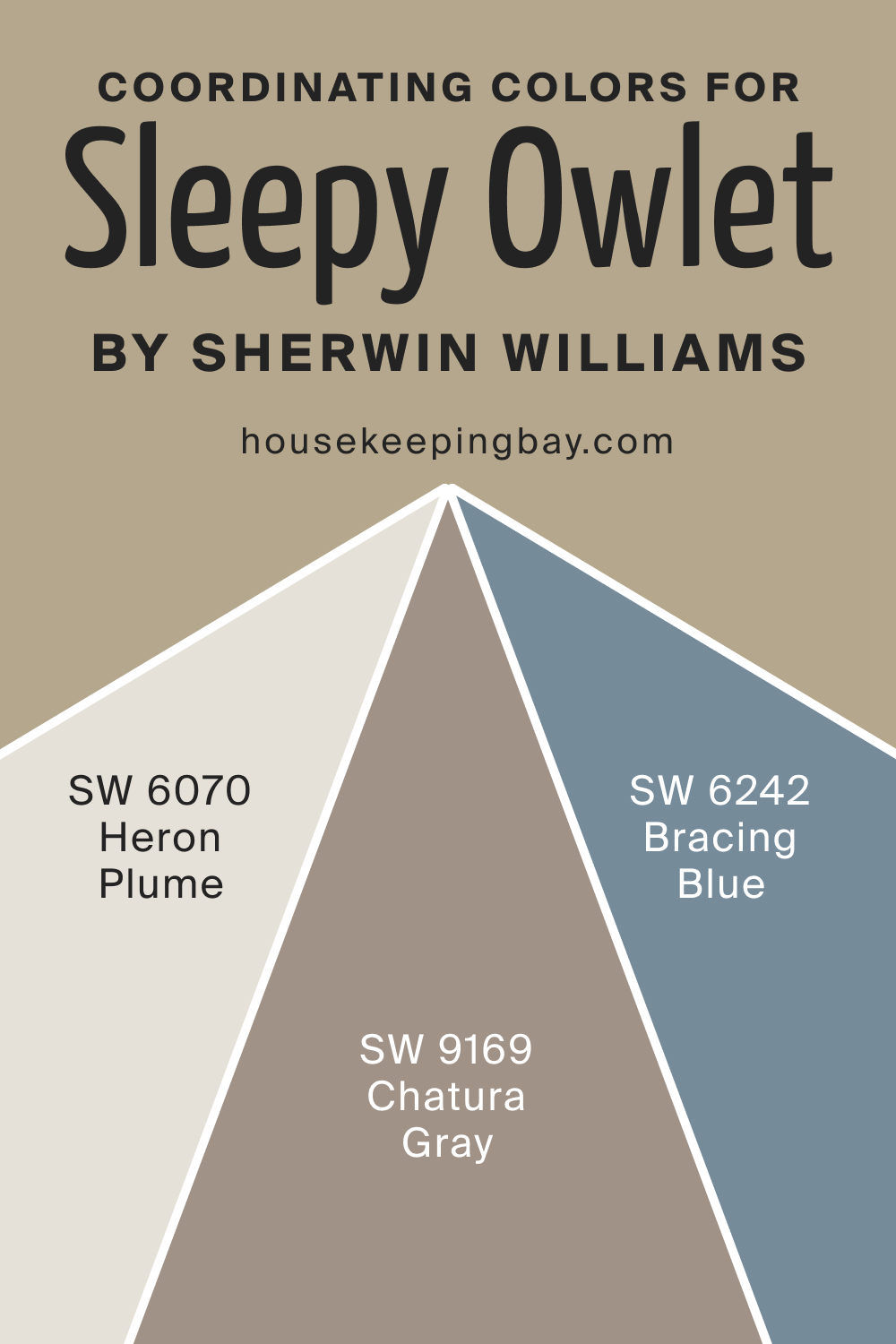 Coordinating Colors for SW 9513 Sleepy Owlet by Sherwin Williams