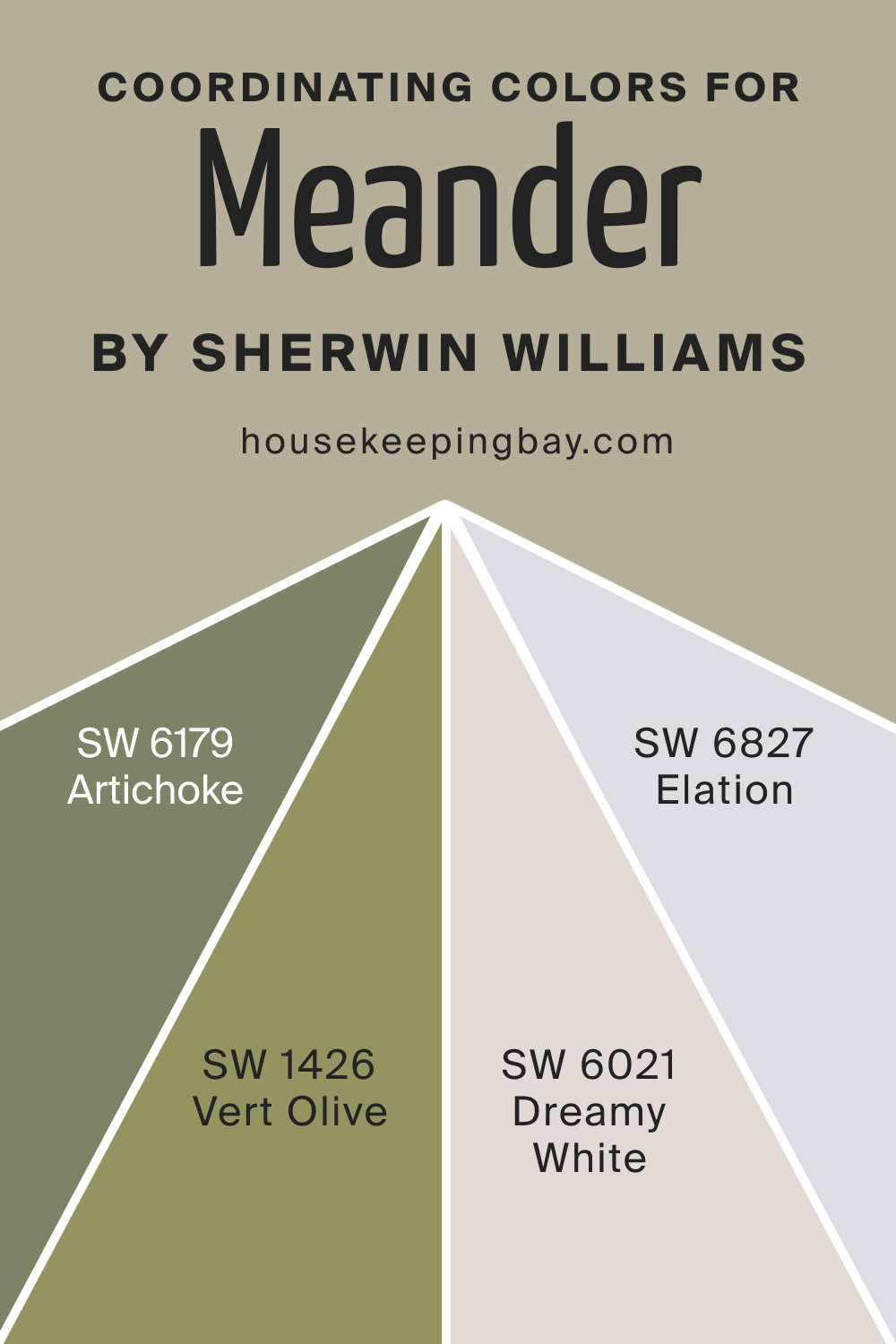 Coordinating Colors for SW 9522 Meander by Sherwin Williams