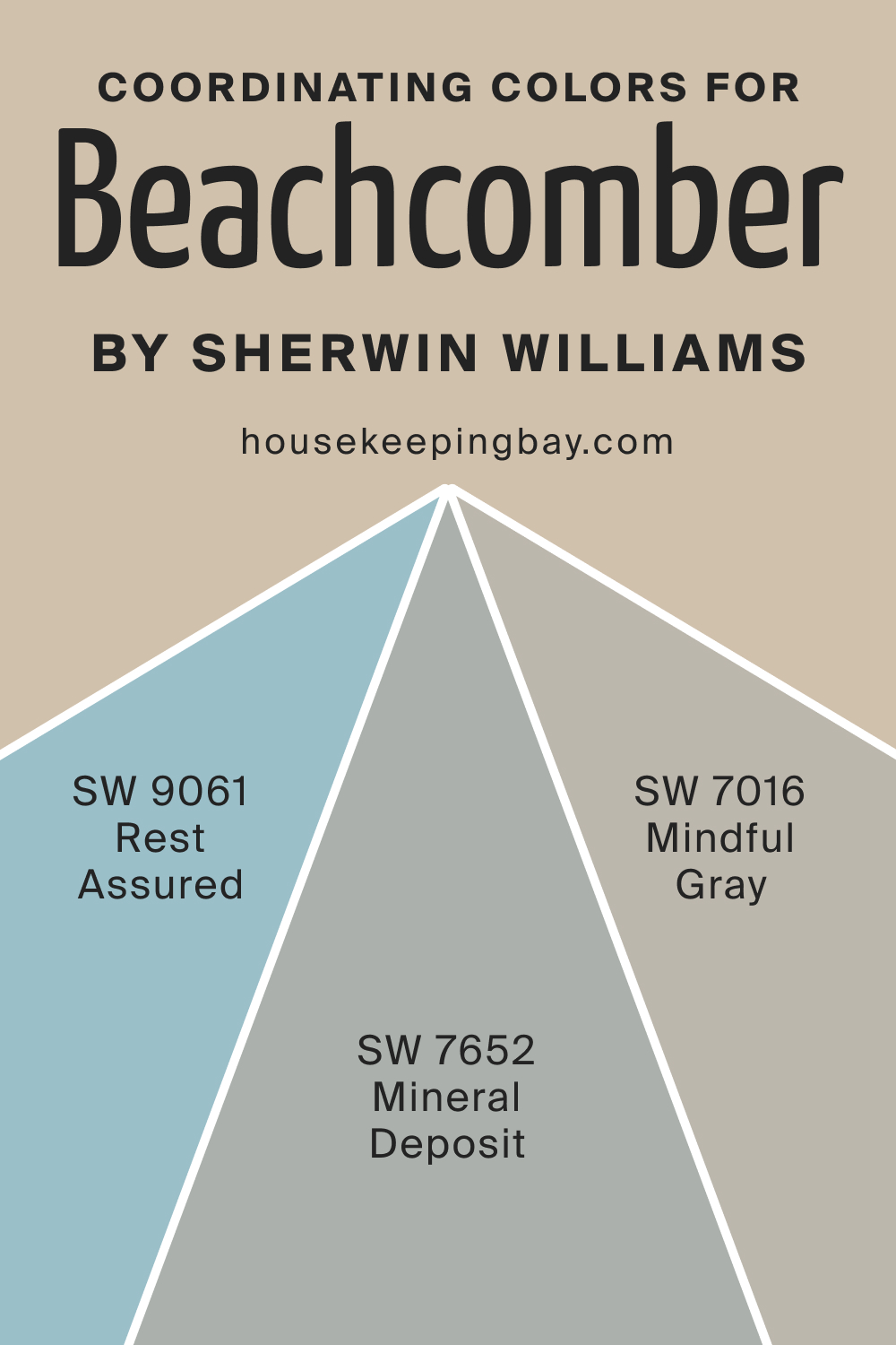 Coordinating Colors for SW 9617 Beachcomber by Sherwin Williams