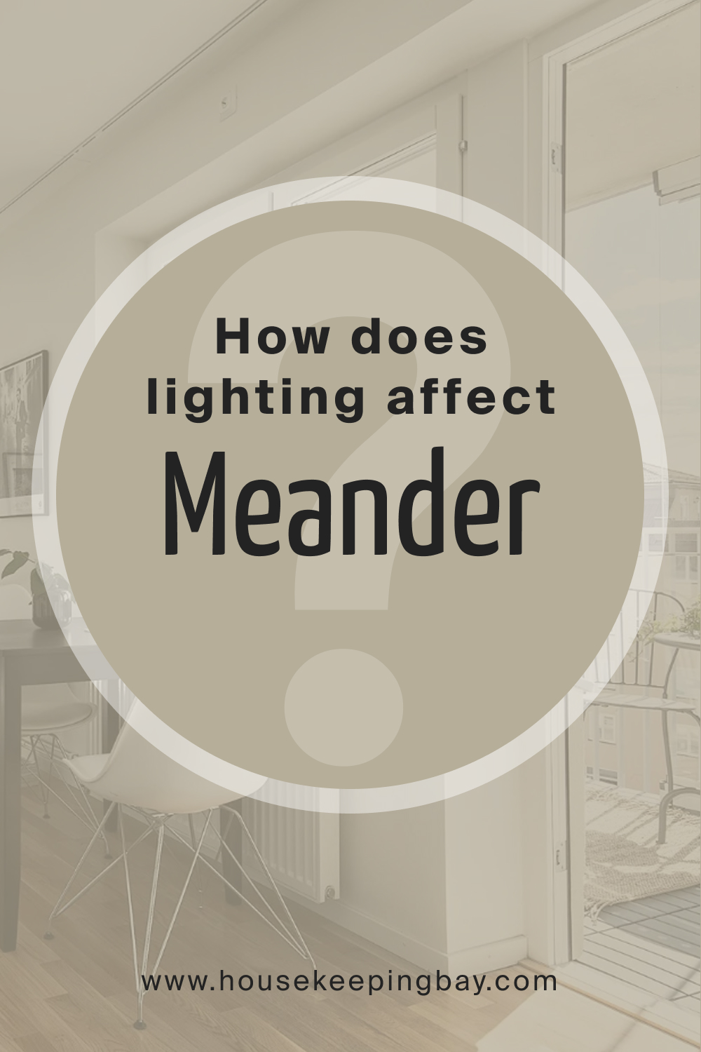 How does lighting affect SW 9522 Meander