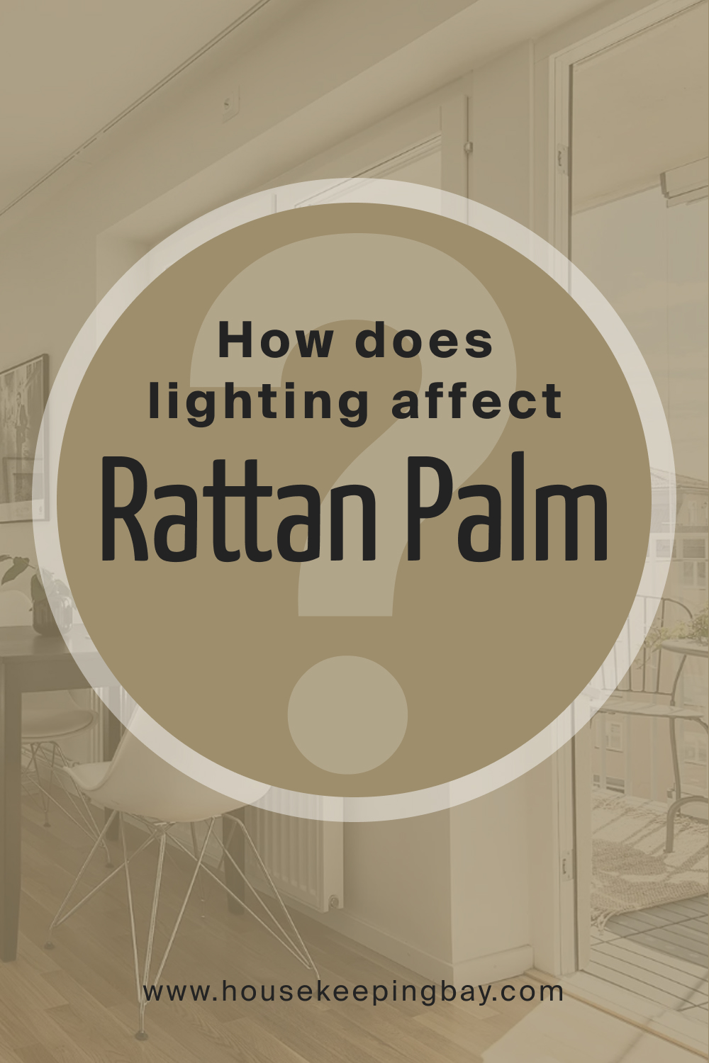 How does lighting affect SW 9533 Rattan Palm