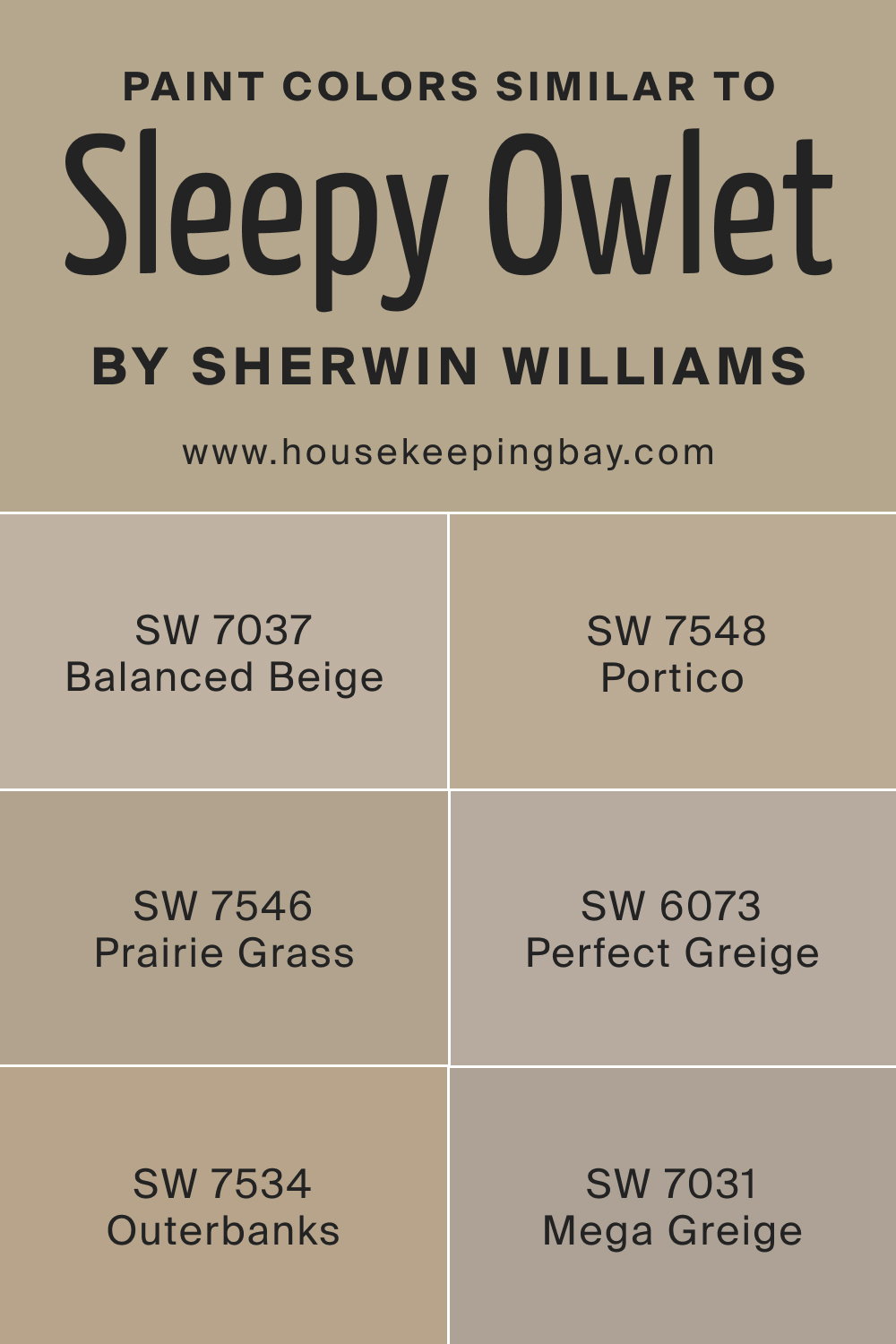 Paint Color Similar to SW 9513 Sleepy Owlet by Sherwin Williams