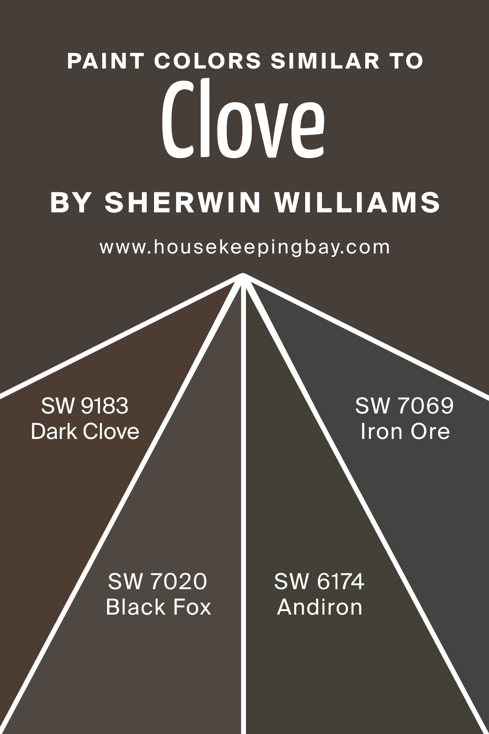 Paint Color Similar to SW 9605 Clove by Sherwin Williams