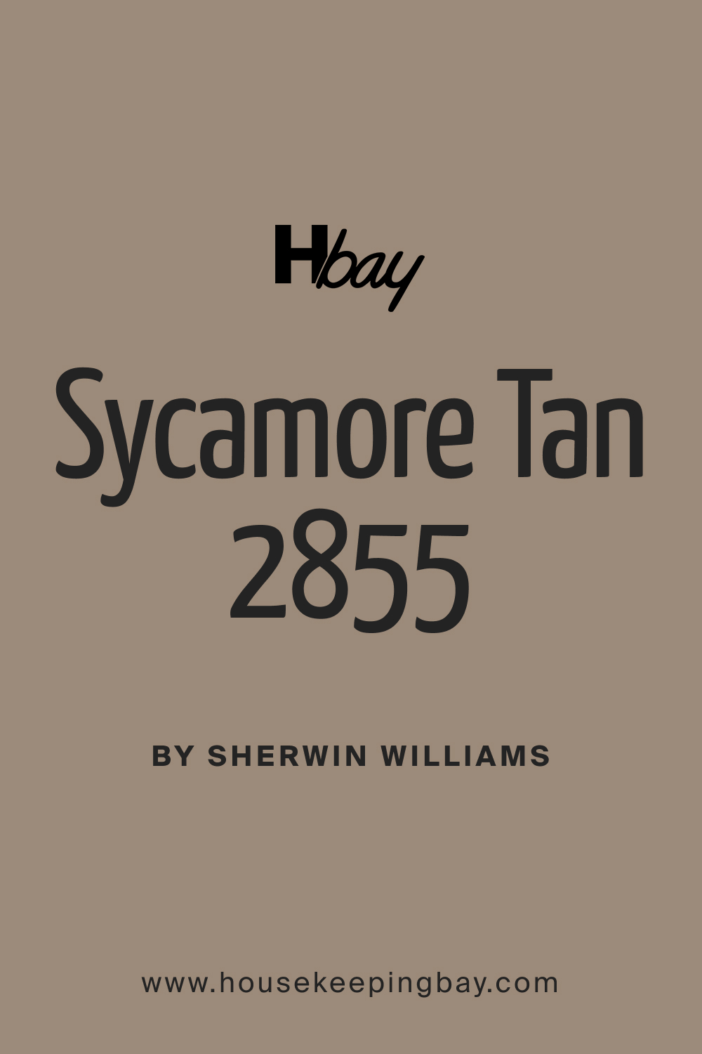 SW 2855 Sycamore Tan Paint Color by Sherwin Williams