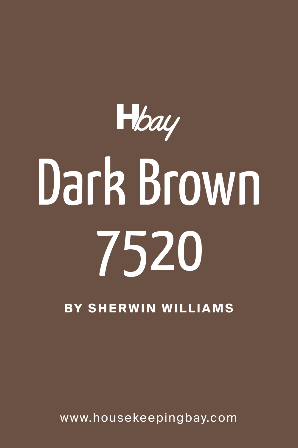 SW 7520 Dark Brown Paint Color by Sherwin Williams