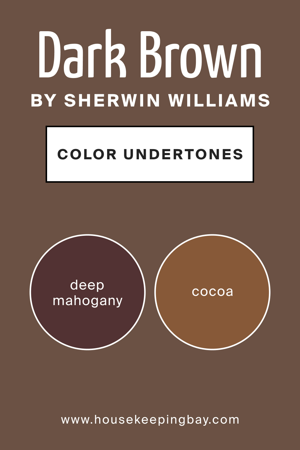 SW 7520 Dark Brown by Sherwin Williams Color Undertone