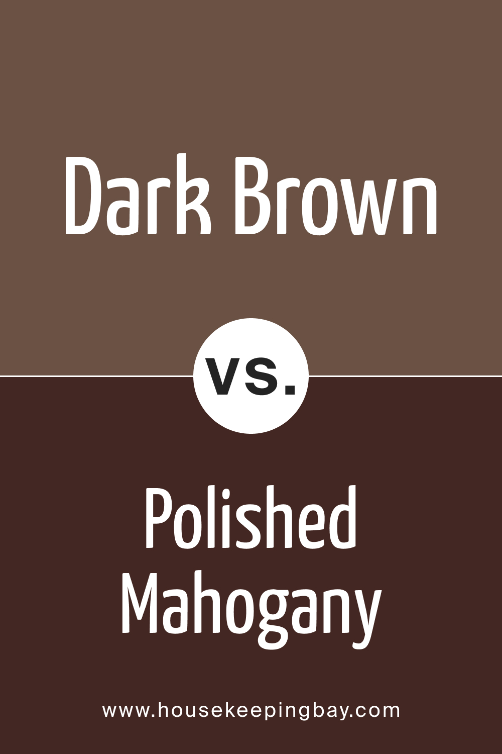 SW 7520 Dark Brown vs. SW 2838 Polished Mahogany