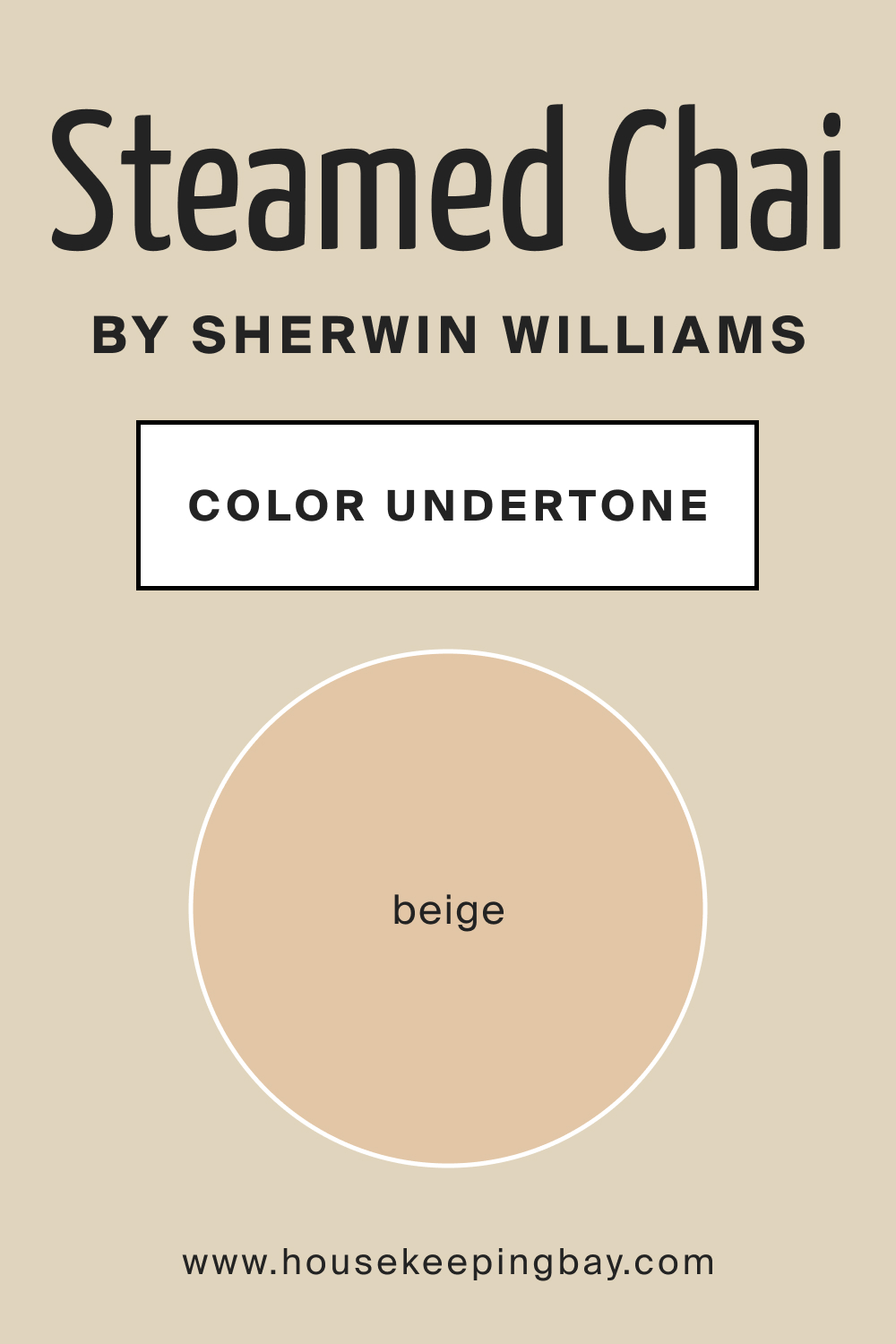 SW 9509 Steamed Chai by Sherwin Williams Color Undertone