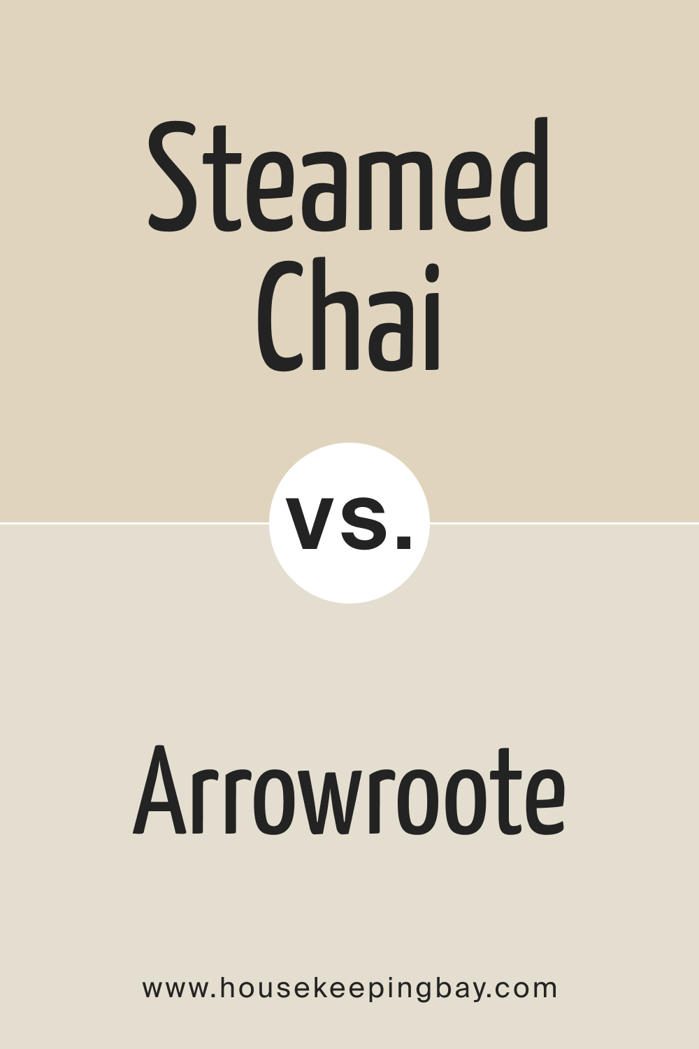SW 9509 Steamed Chai vs. SW 9502 Arrowroote