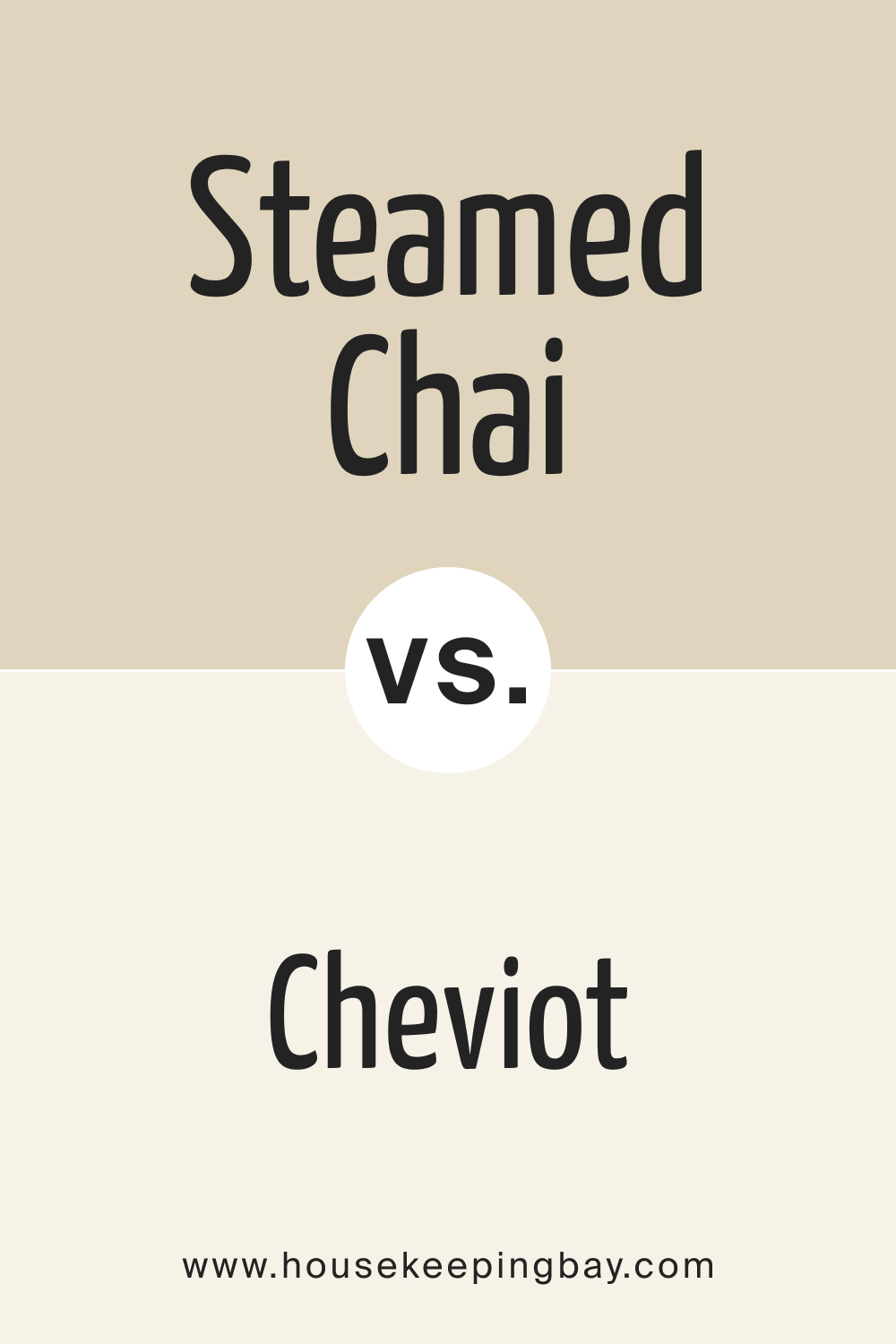 SW 9509 Steamed Chai vs. SW 9503 Cheviot