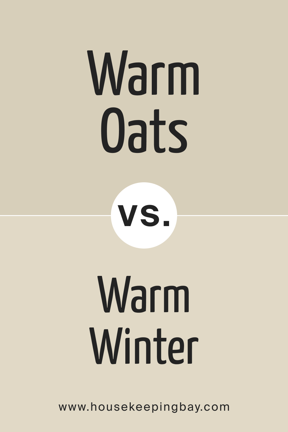 SW 9511 Warm Oats vs. SW 9506 Warm Winter