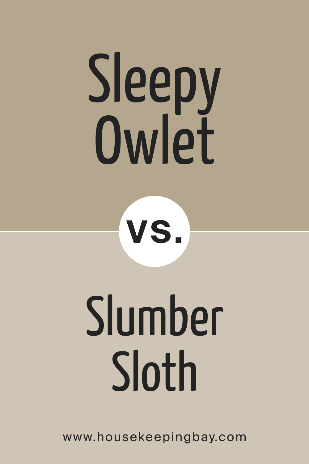 SW 9513 Sleepy Owlet vs. SW 9606 Slumber Sloth