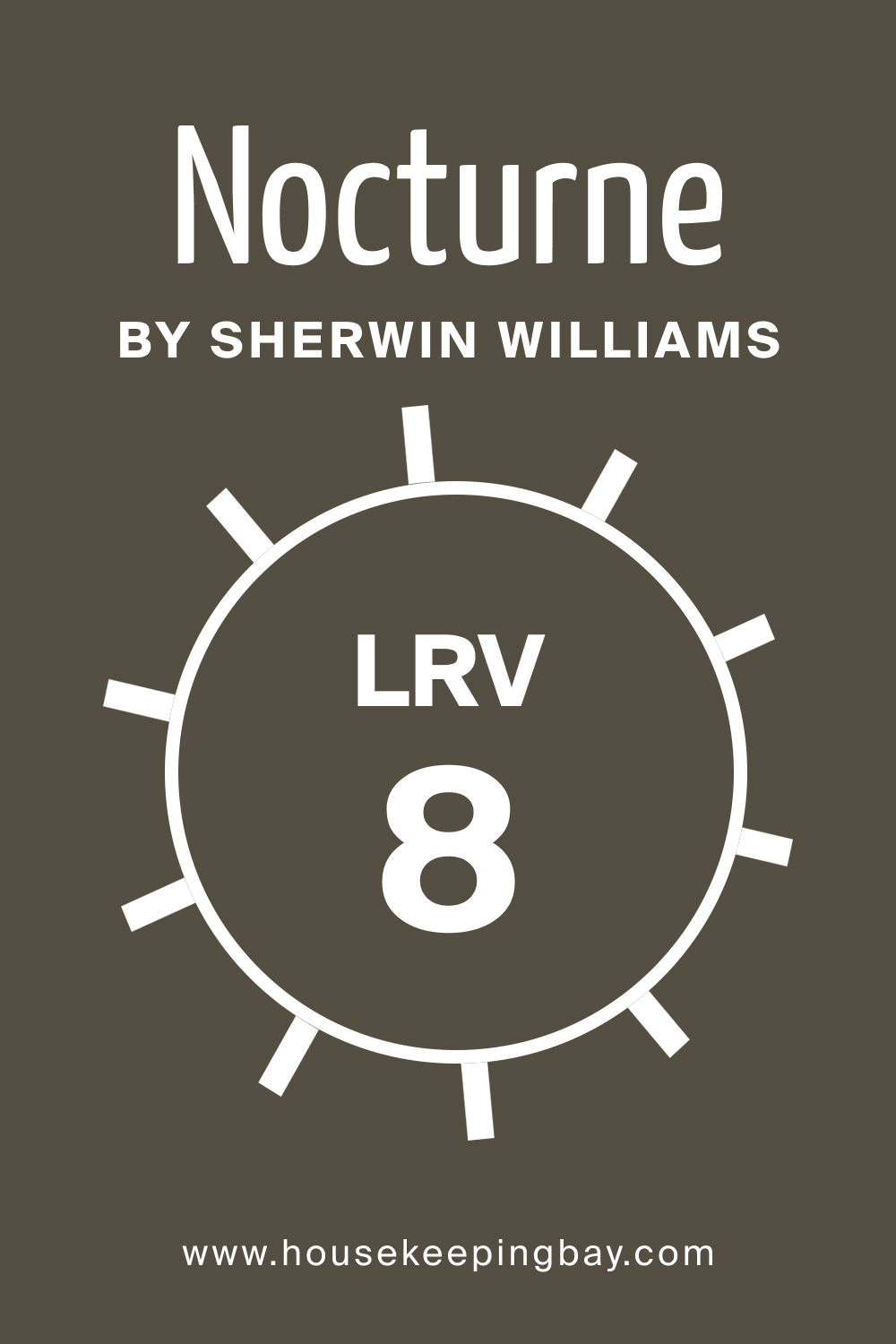 SW 9520 Nocturne by Sherwin Williams. LRV 8