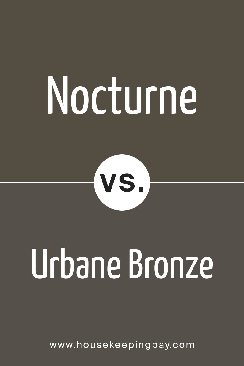 SW 9520 Nocturne vs. SW 7048 Urbane Bronze