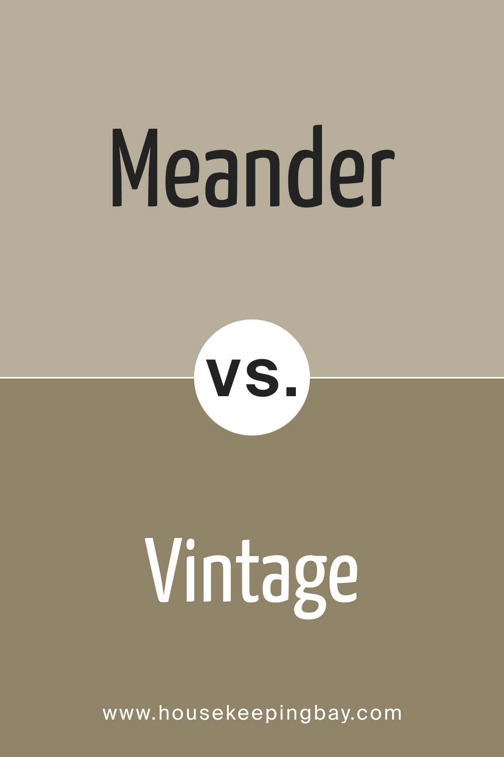 SW 9522 Meander vs. SW 9528 Vintage