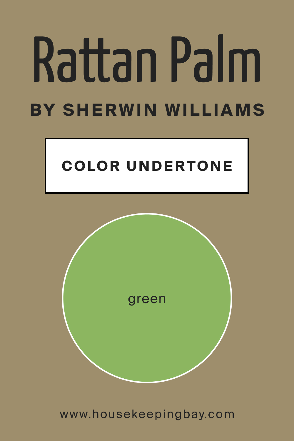 SW 9533 Rattan Palm by Sherwin Williams Color Undertone
