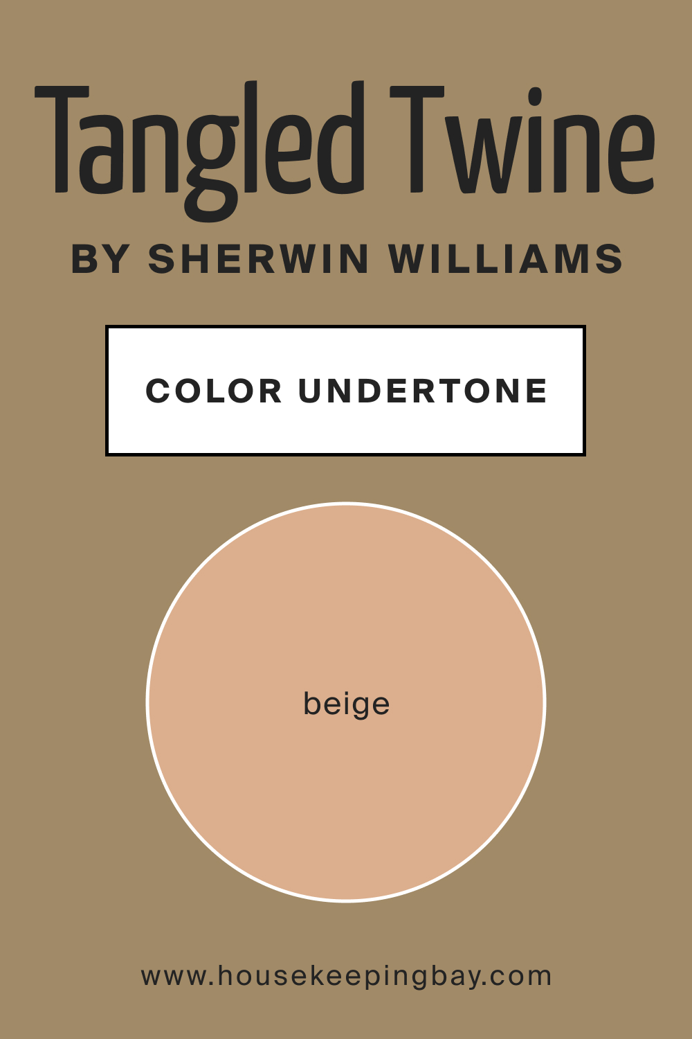 SW 9538 Tangled Twine by Sherwin Williams Color Undertone