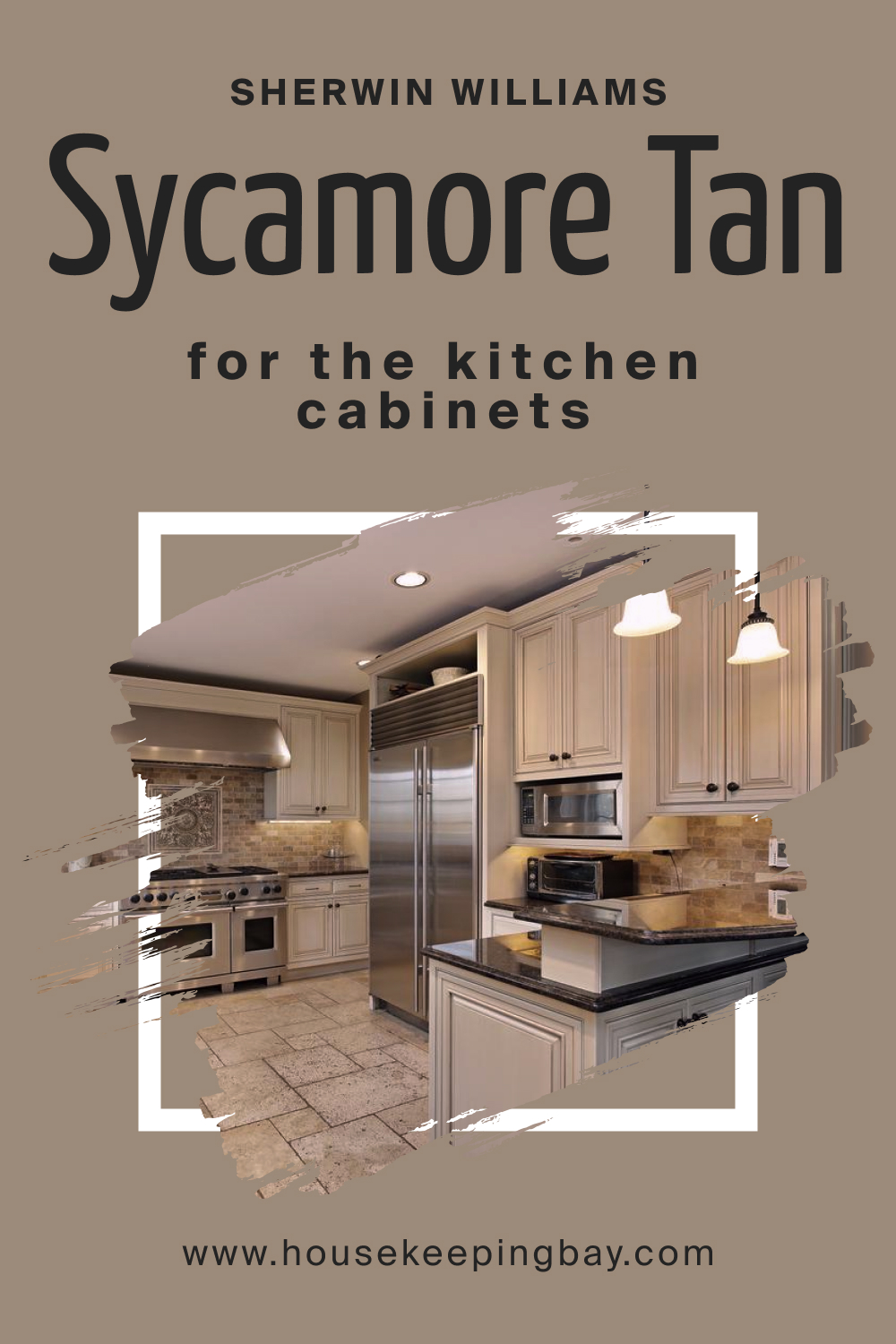 Sherwin Williams. SW 2855 Sycamore Tan For the Kitchen Cabinets