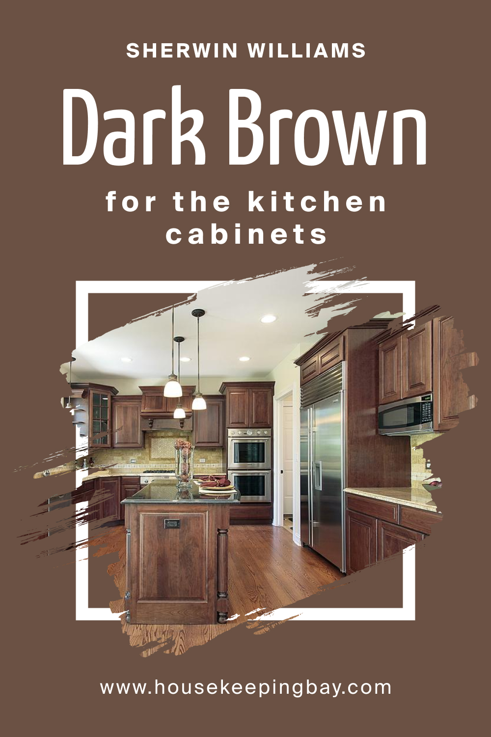 Sherwin Williams. SW 7520 Dark Brown For the Kitchen Cabinets