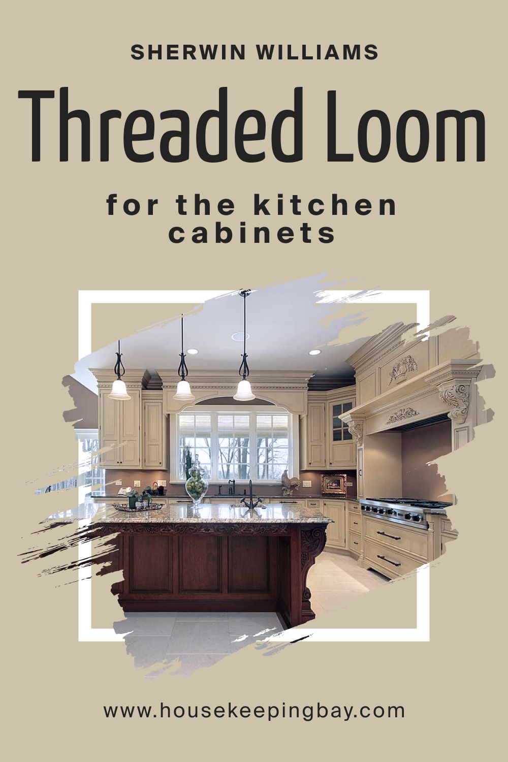 Sherwin Williams. SW 9512 Threaded Loom For the Kitchen Cabinets