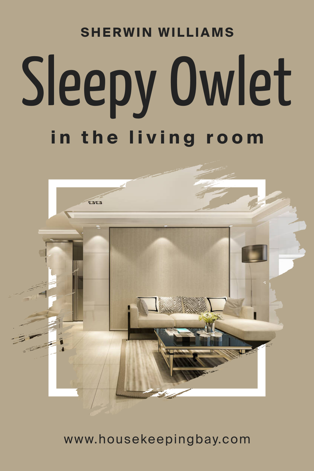 Sherwin Williams. SW 9513 Sleepy Owlet In the Living Room