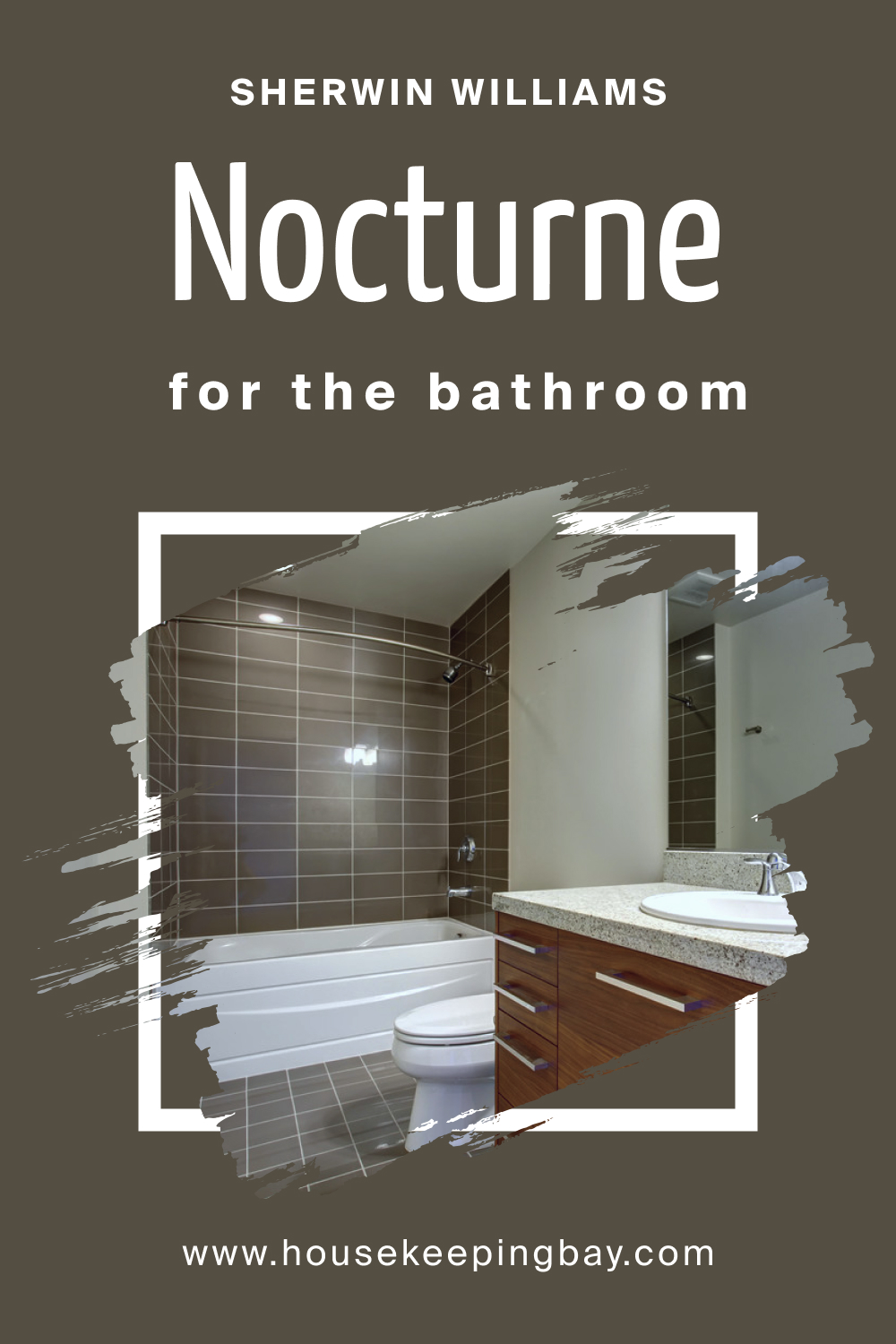 Sherwin Williams. SW 9520 Nocturne For the Bathroom