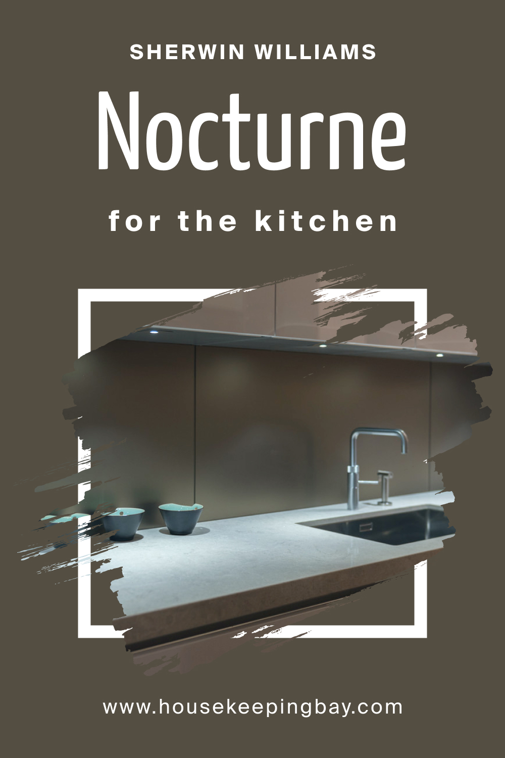 Sherwin Williams. SW 9520 Nocturne For the Kitchens
